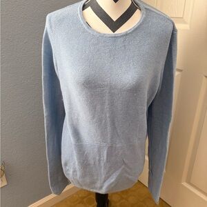 Sky Blue Women's Crew Neck Sweater